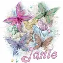 Janie glittering butterflies