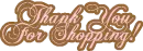 Thank You For Shopping