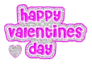 happy valentines day silver heart