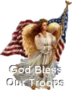 Angel "God bless our troops"