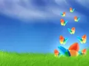 vista butterfly wallpaper