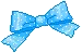 blue bow