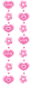 pink hearts