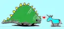 dino unicorn love