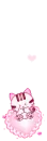 pink jumping kitty