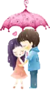 purple umbrella