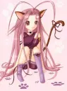 sweet purple neko