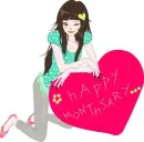 monthsary heart