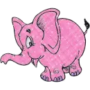Pink elephant 
