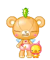 Kawaii Bear and Duck