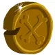 two dubloon coin