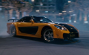 yellow race car