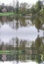 Reflecting Water with Gazebo and Trees