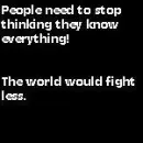 world would fight less