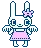 Pink Angel Bunny