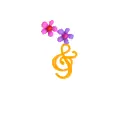 & in a flower heart