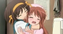 mikuru and haruhi
