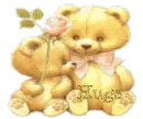 teddy bears hugging