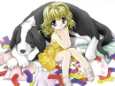 with dog