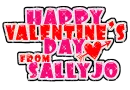 happy valentine's day from sally jo