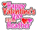happy valentine's day from heather