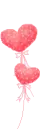 hearts balloons