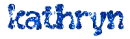 kathryn - blue glitter....i do requests! :)