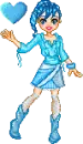 Blue girl