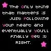 Follow you heart