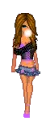 purple and white doll