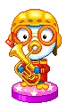 cute kawaii music penguin