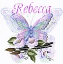 Rebecca Glittered Butterfly