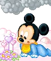 cute kawaii disney baby mickey mouse