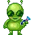 cute kawaii alien