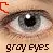 Gray Eyes Icon