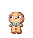 cute kawaii biscuit man