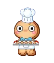 cute kawaii biscuit man