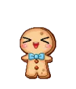 cute kawaii biscuit man