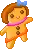 cute kawaii biscuit girl