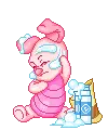 cute kawaii piglet