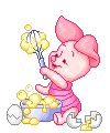 cute kawaii piglet