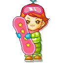 cute kawaii winter boy