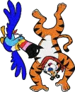 Tucan and Tony The Tiger