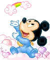 cute kawaii disney baby mickey mouse