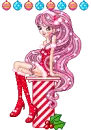 cute kawaii santa girl