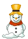 cute kawaii snowman