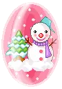 cute kawaii snowman