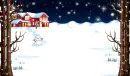 cute kawaii winter snow land