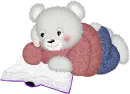 Bear Reading Book