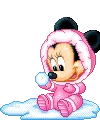 Winter baby minnie mouse